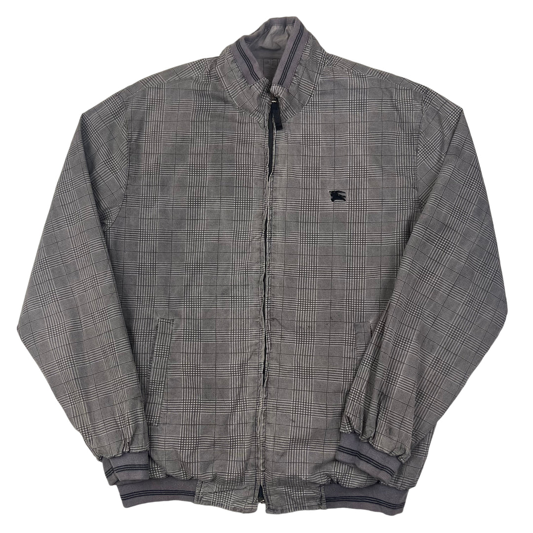 Vintage Burberry Reversible Check Jacket Grey