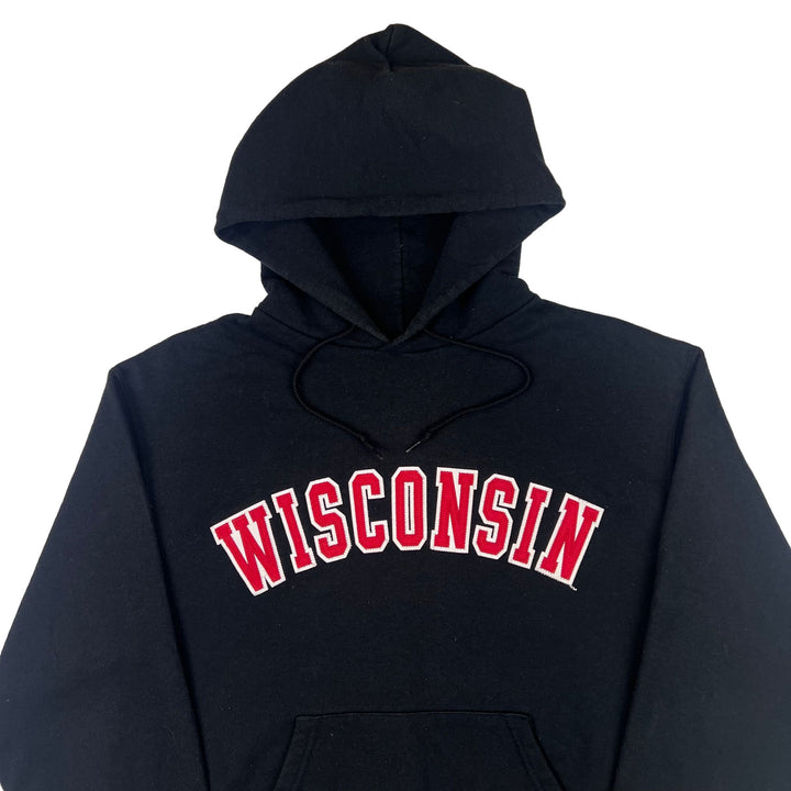 Champion Wisconsin Pullover Hoodie Black