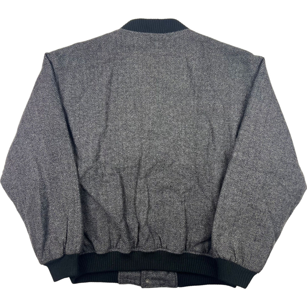 Cubic Measure Admiration Club Varsity Jacket Grey