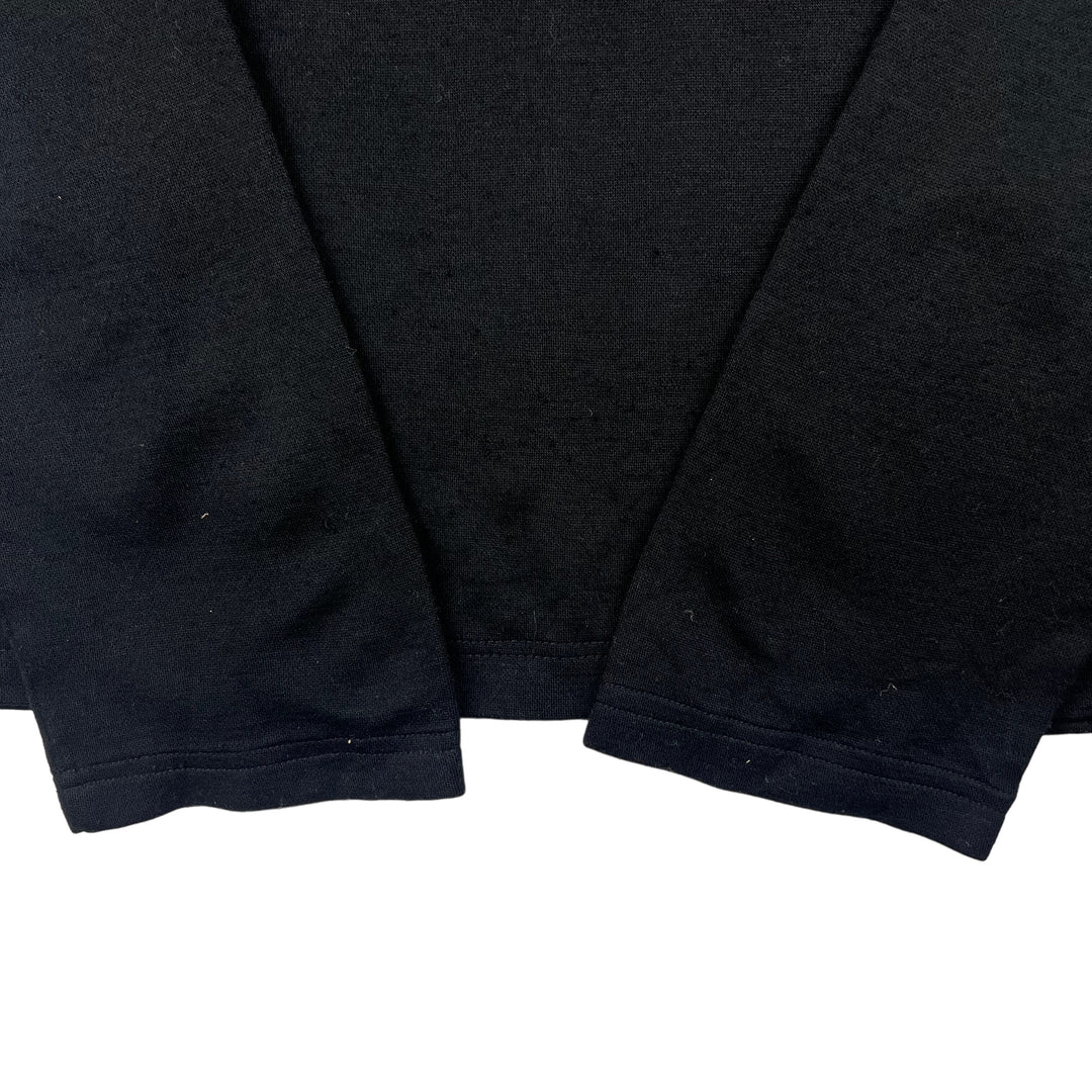 Prada Lightweight Quarter-Zip Sweatshirt Black