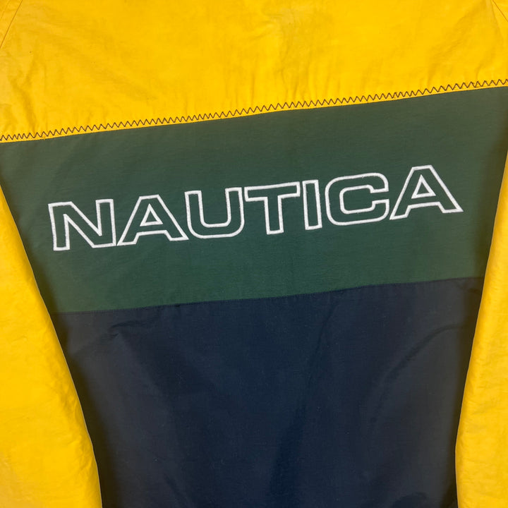 Nautica Reversible Fleece Jacket Yellow Navy