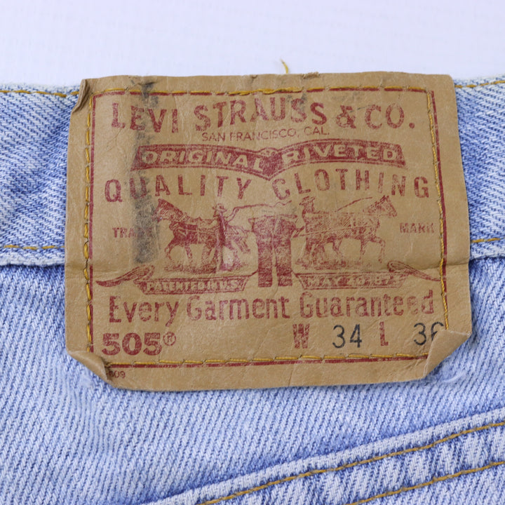 Levi's 505 Light Blue Jeans