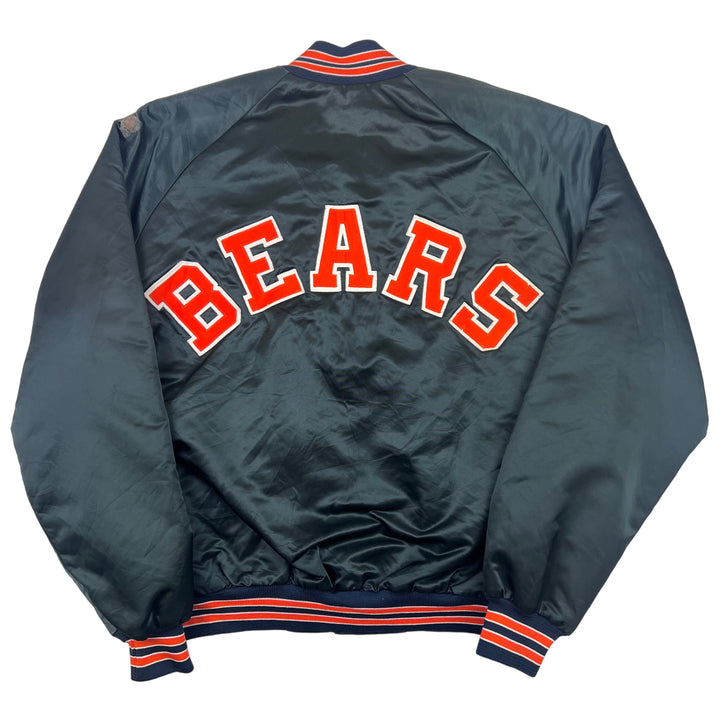 Chicago Bears 1990's Chalk Line Satin Varsity Jacket