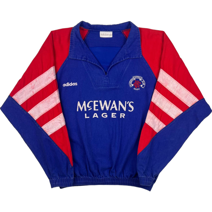 Adidas Rangers 1992-94 Training Top Red Blue Rare