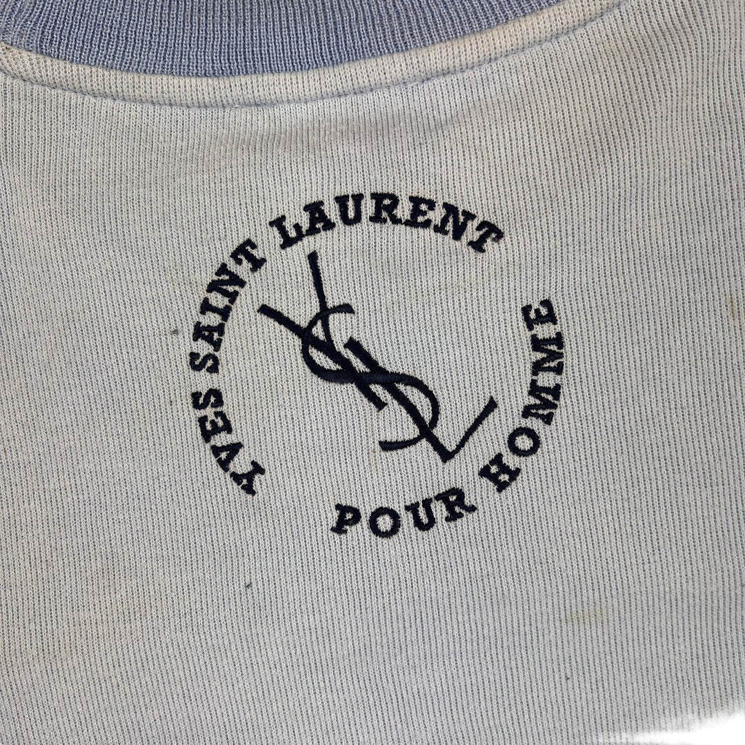 Yves Saint Laurent Pour Homme Sweatshirt Baby Blue