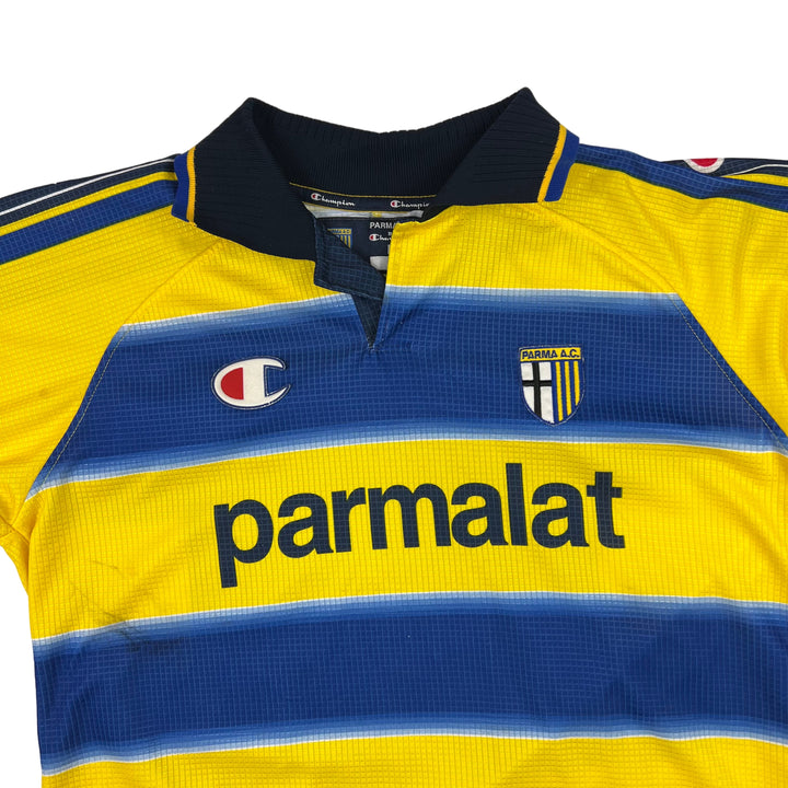 Champion Parma 1999-00 "Nakata 10" Home Shirt Blue Yellow Rare