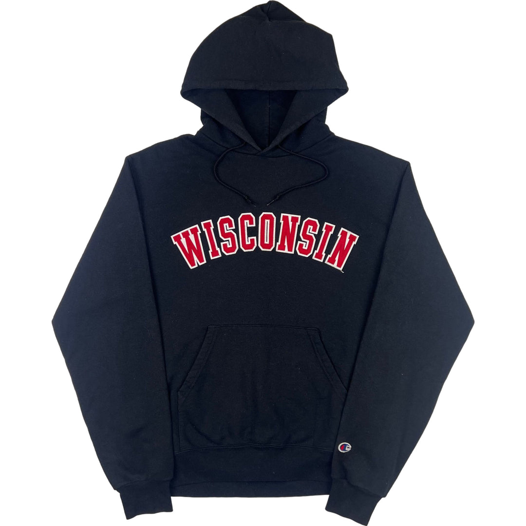 Champion Wisconsin Pullover Hoodie Black