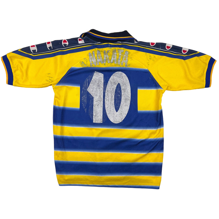 Champion Parma 1999-00 "Nakata 10" Home Shirt Blue Yellow Rare