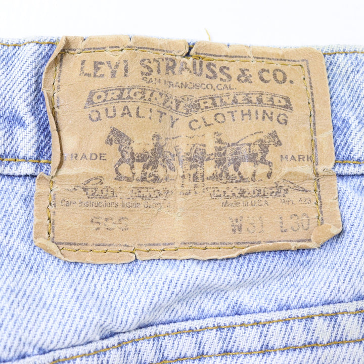 Levi's 606 Orange Tab Blue Jeans