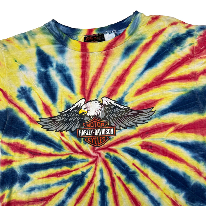 Harley-Davidson Tie-Dye Multicoloured Graphic T-Shirt