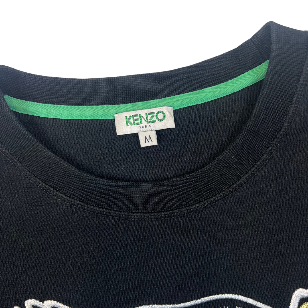 Kenzo Black Embroidered Tiger Sweatshirt