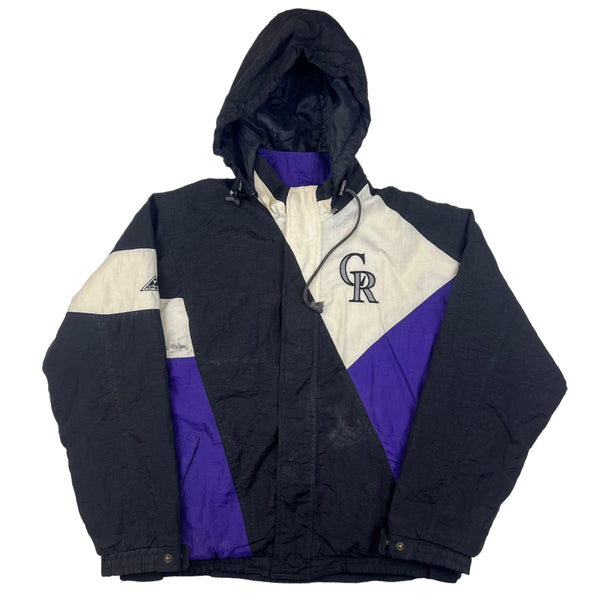 Apex One Colorado Rockies Windbreaker Black Purple White – Bring