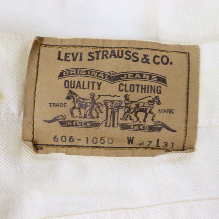 Levi's 606 White Jeans