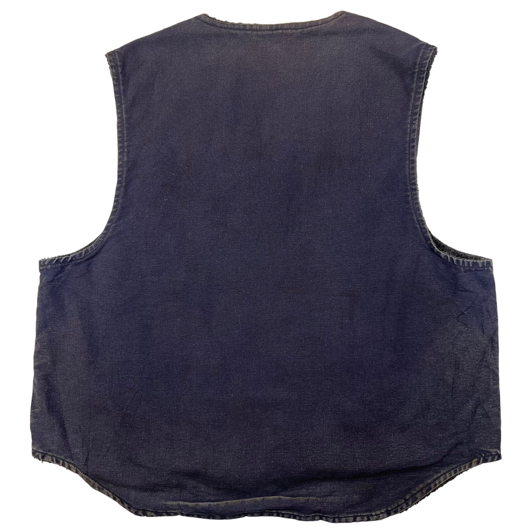 Carhartt Fleece Lined Blue Denim Vest