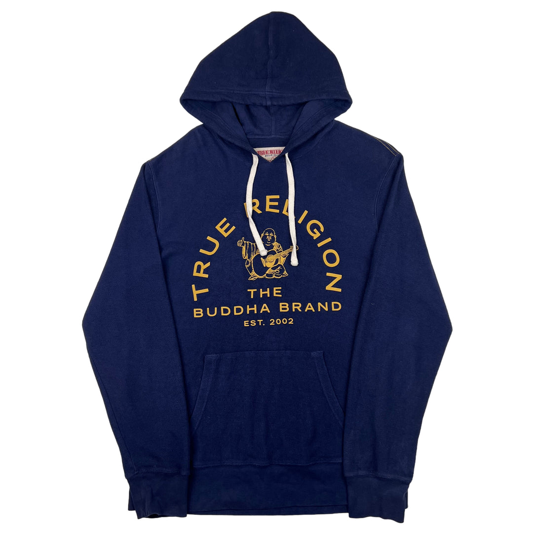 True Religion Buddha Graphic Hooded Sweatshirt Navy