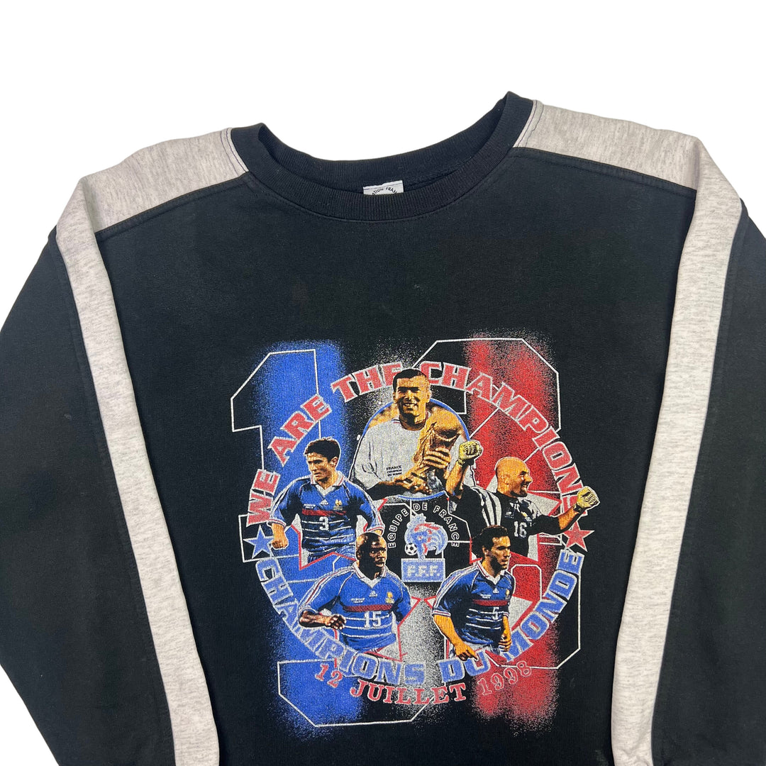 France 1998 World Cup Champions Graphic Sweatshirt Black