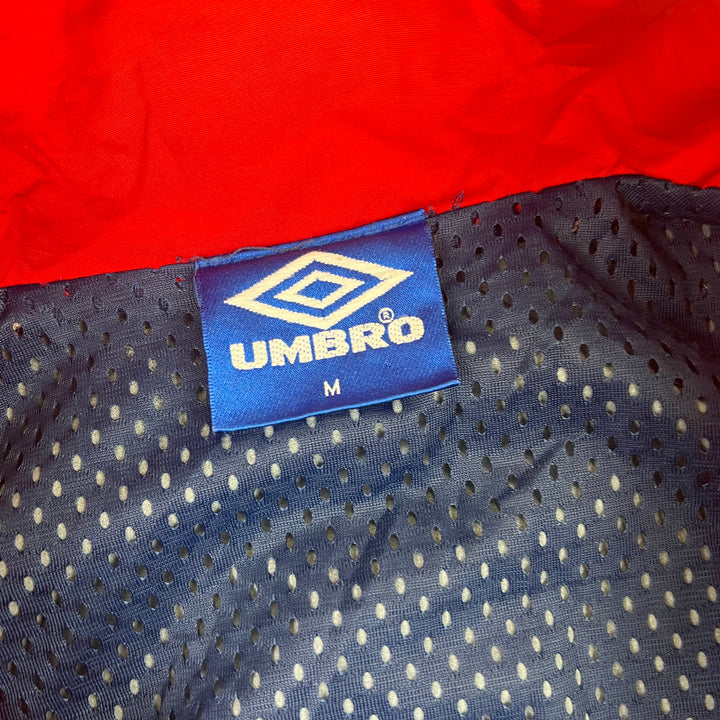 Umbro England 1998-99 Track Jacket Blue Red Rare