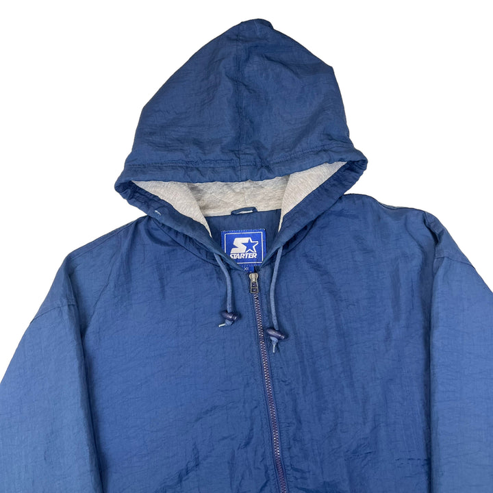 Starter Michigan Wolverines Blue Hooded Jacket