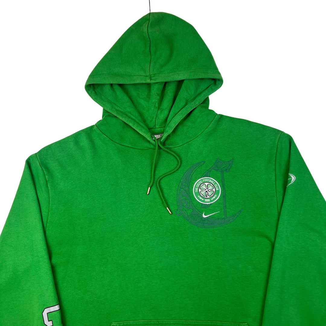 Nike 00s Celtic Football Hooded Sweatshirt Green