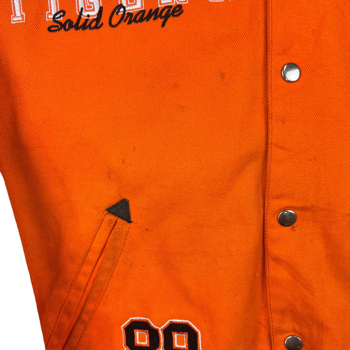 Clemson Tigers Orange Black Varsity Jacket