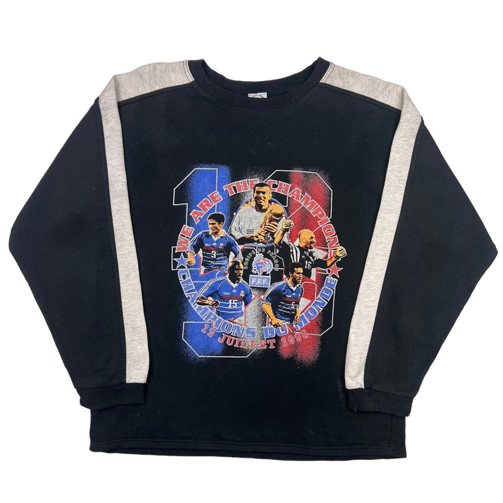 France 1998 World Cup Champions Graphic Sweatshirt Black