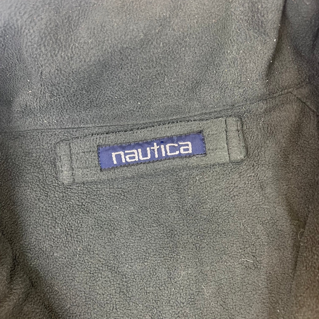 Nautica Reversible Fleece Jacket Yellow Navy