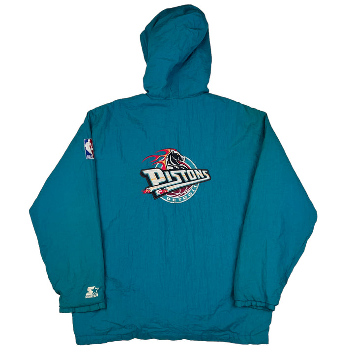 Starter Detroit Pistons Teal Insulated Jacket