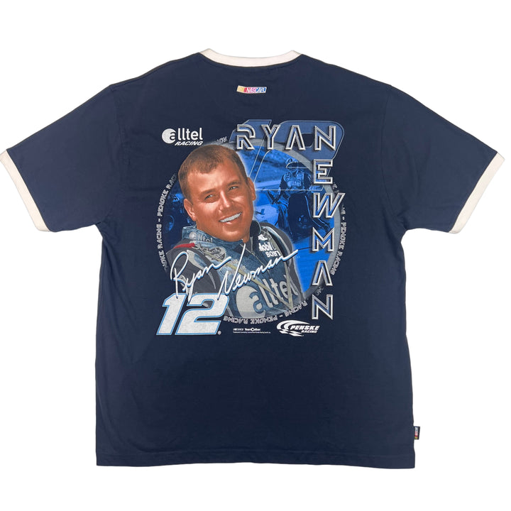 NASCAR Ryan Newman "Catch The Rocket" Graphic Blue T-shirt