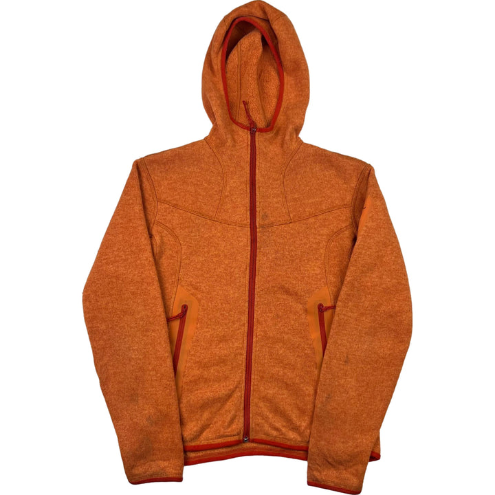 Arc'teryx Zip-Up Polartec Hooded Fleece Orange