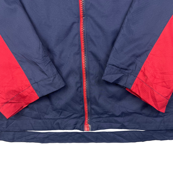 Reebok Montreal Alouettes LCF Windbreaker Jacket Blue Red