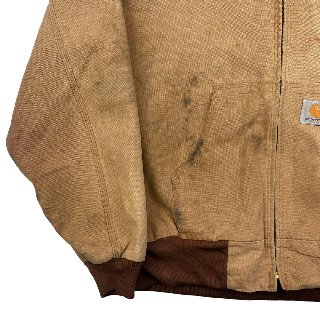 Carhartt Distressed Active Jacket Brown