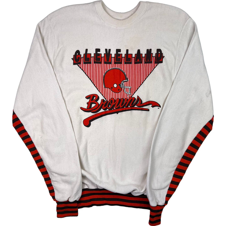 Vintage Cleveland Browns 80's Sweatshirt White Rare