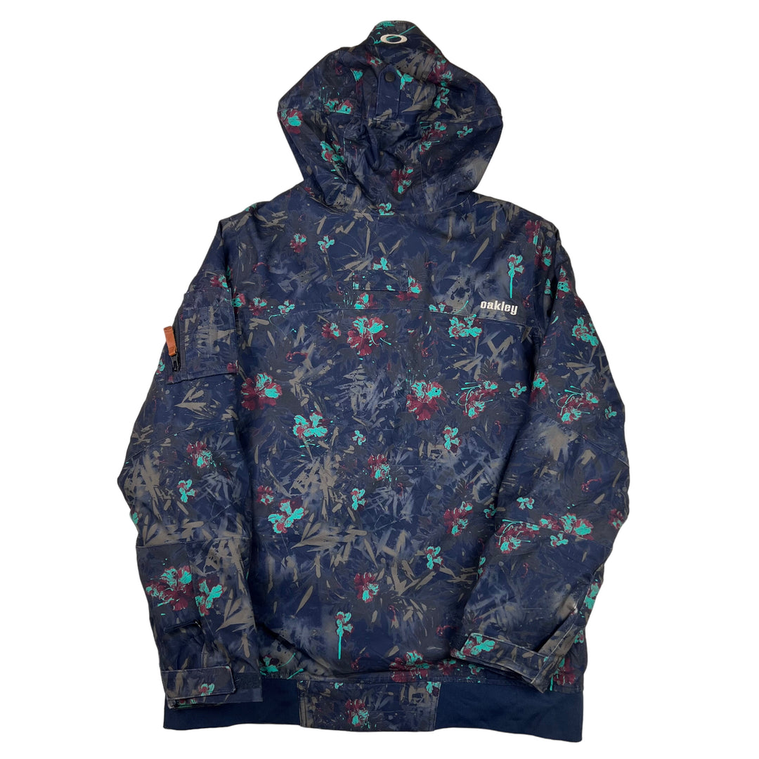 Oakley Revenge Bio Zone Insulated Ski Jacket Navy Floral