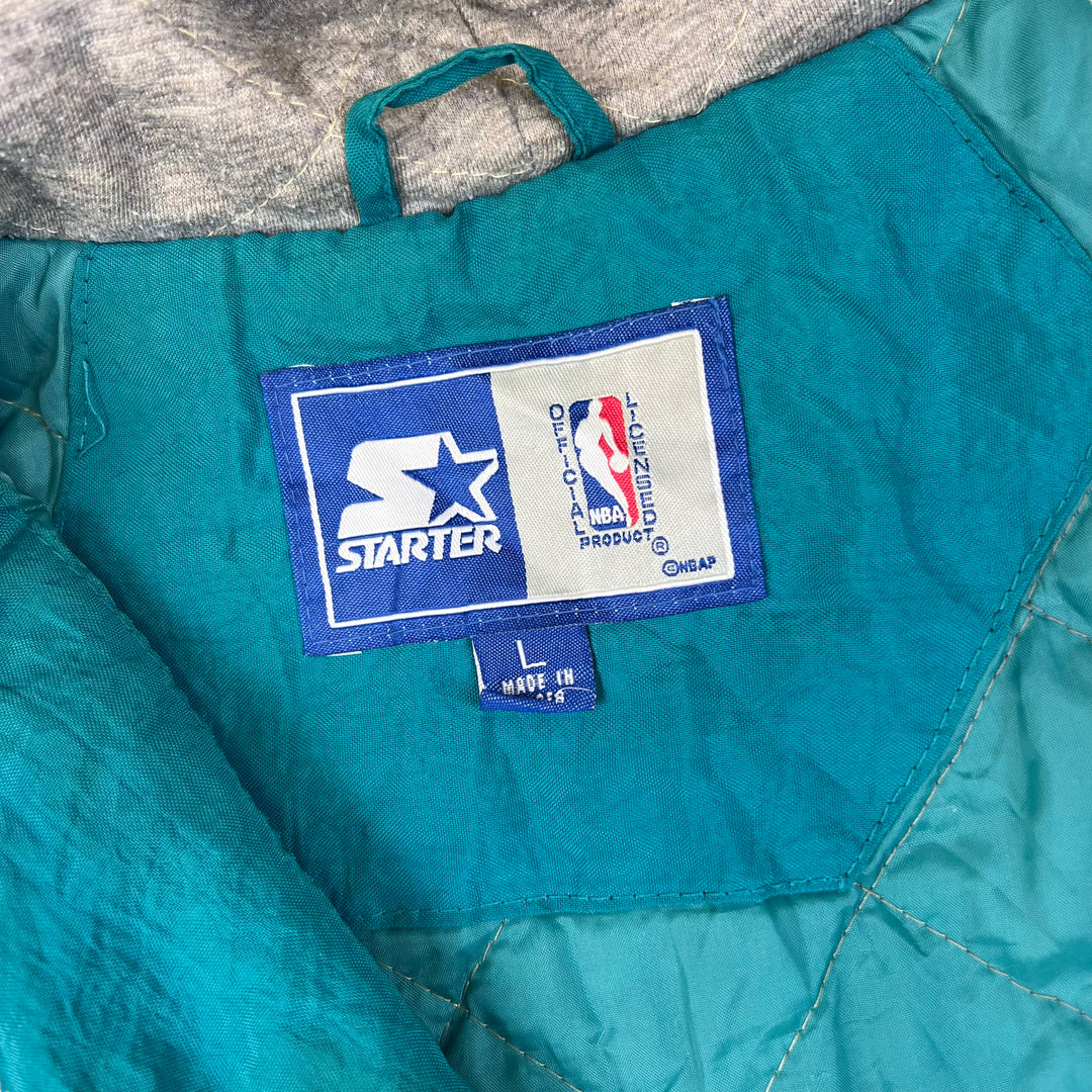 Starter Detroit Pistons Teal Insulated Jacket