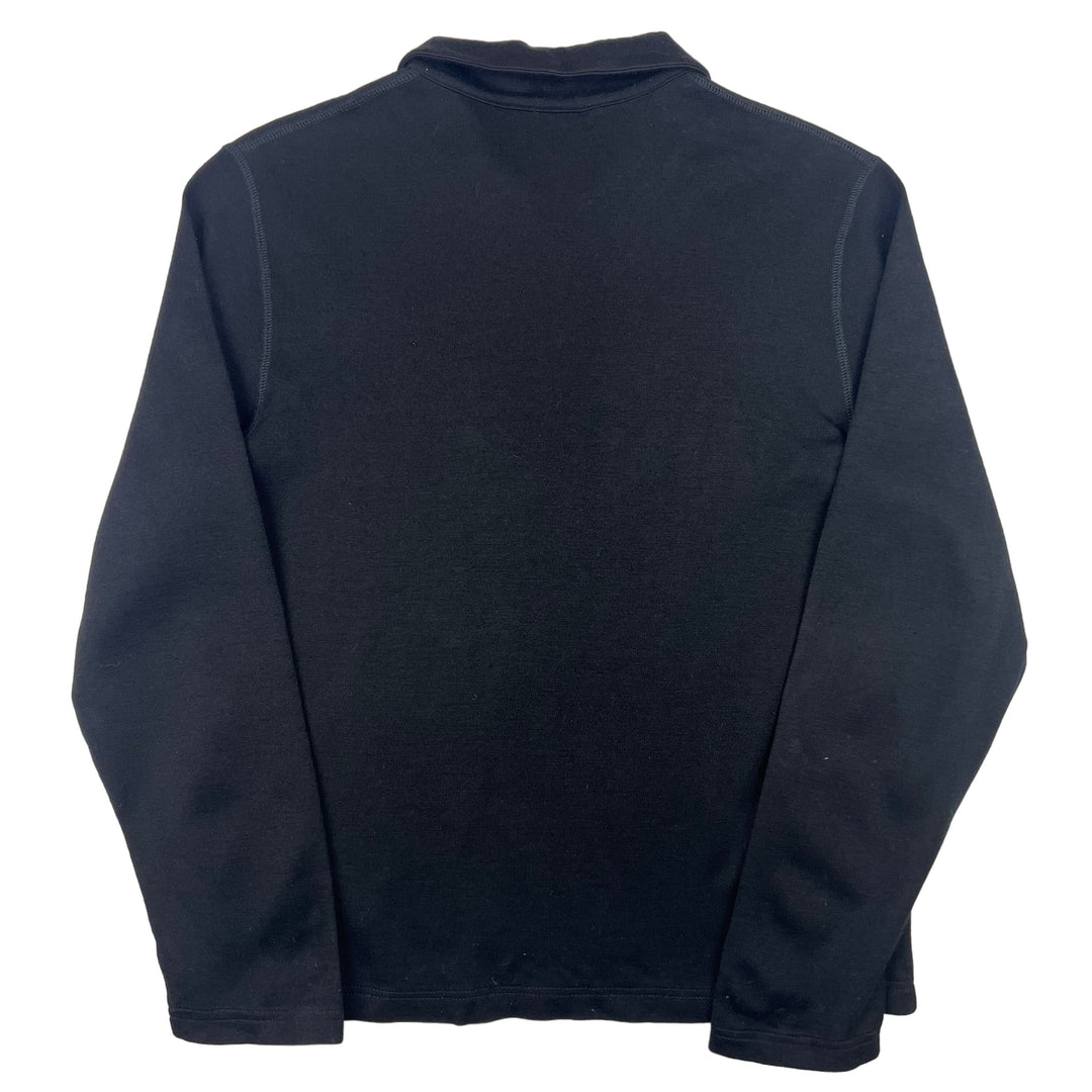 Prada Lightweight Quarter-Zip Sweatshirt Black