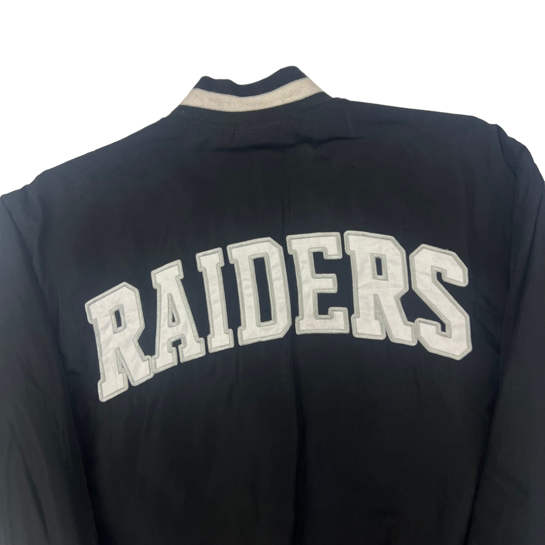 NFL Raiders Varsity Jacket Black