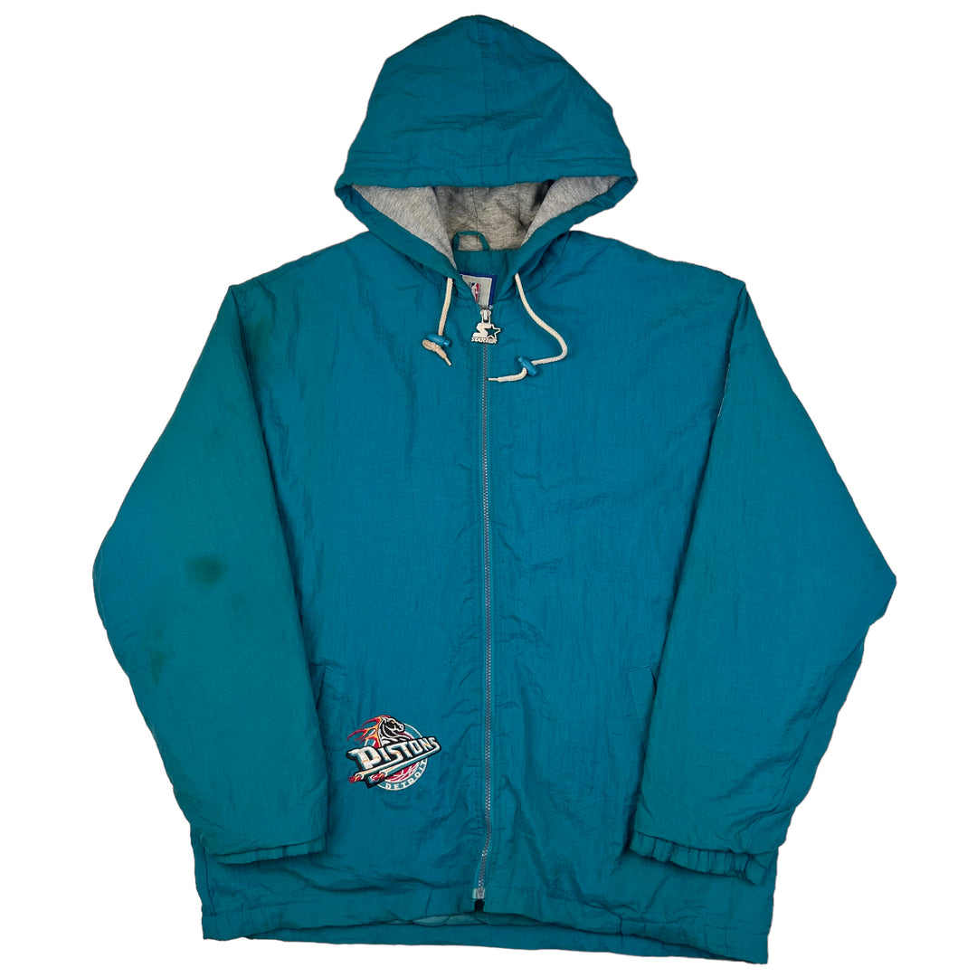 Starter Detroit Pistons Teal Insulated Jacket