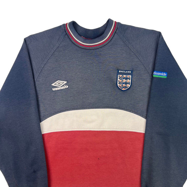 Umbro England 90's Sweatshirt Blue Red White
