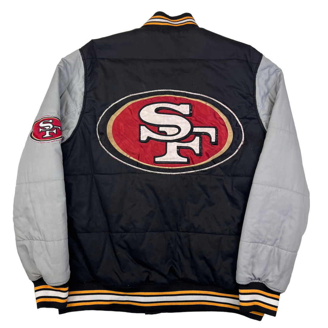 Majestic San Francisco 49ers Varsity Jacket Black Grey