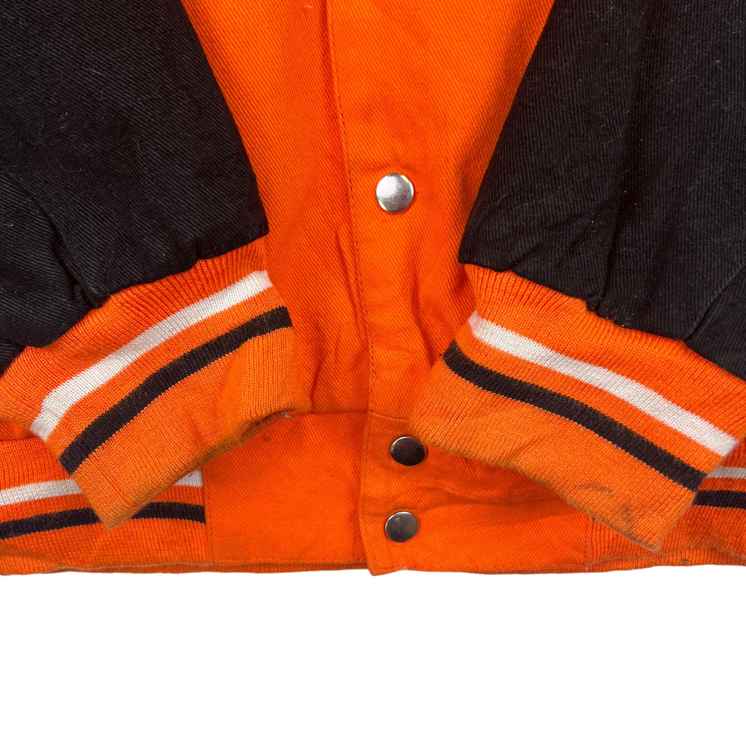 Clemson Tigers Orange Black Varsity Jacket