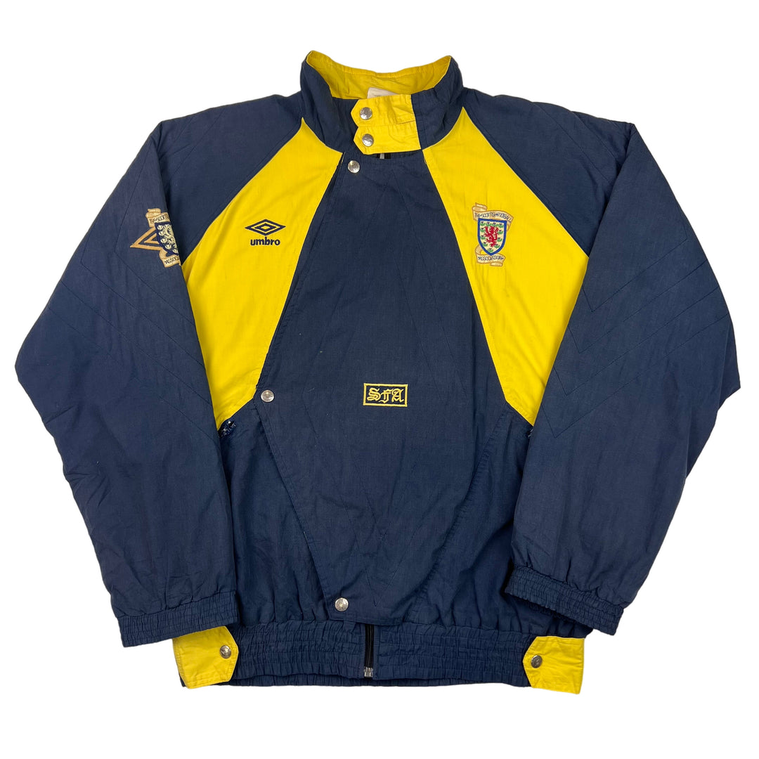 Umbro Scotland 1990-92 Track Jacket Navy