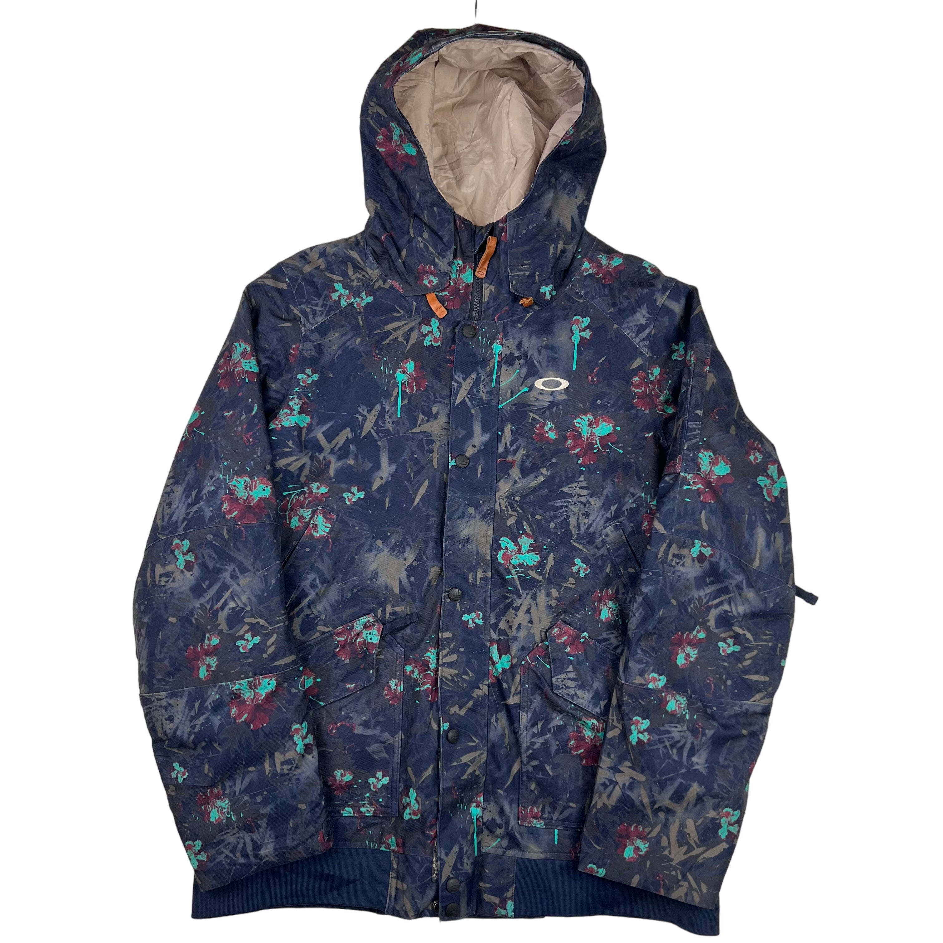 Oakley good navy insulated parka coat hooded