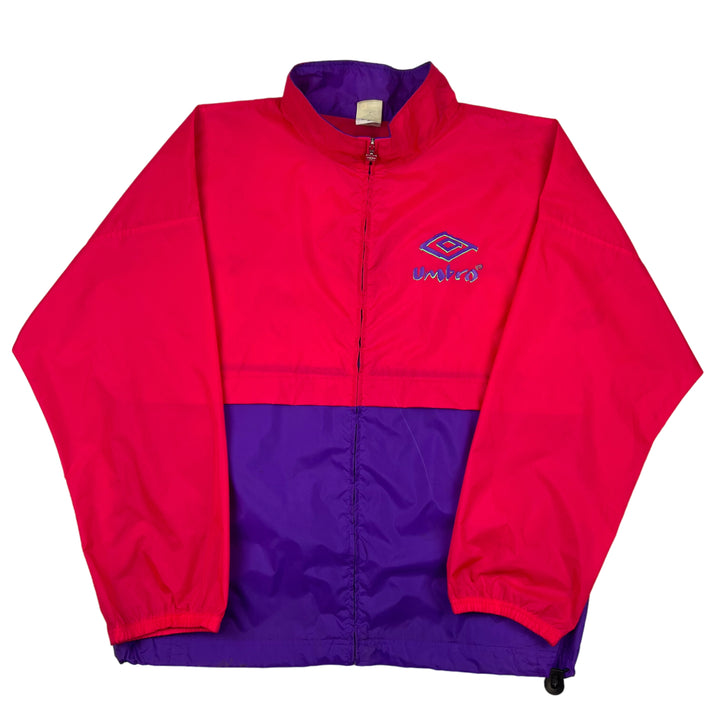 Umbro 90's Colourblock Track Jacket Red Purple