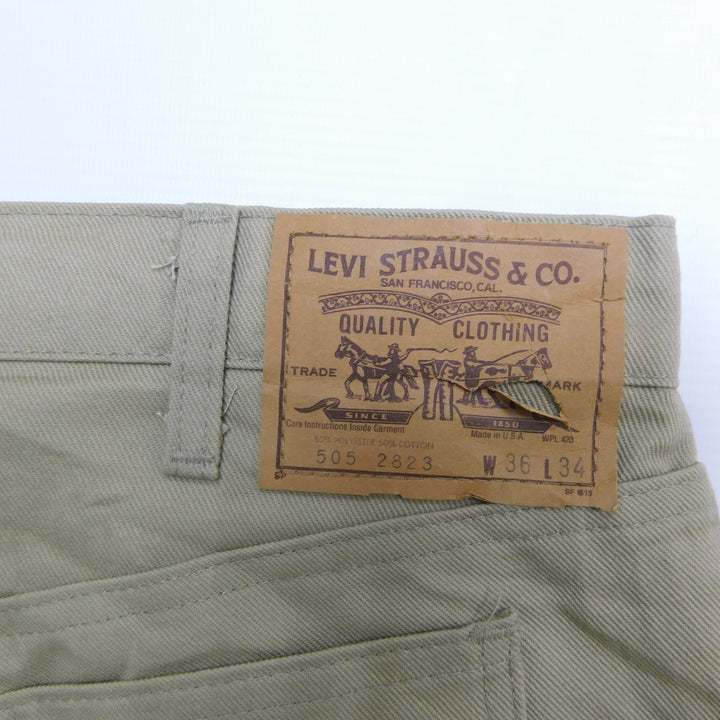 Levi's 505 Cream Chino Trousers