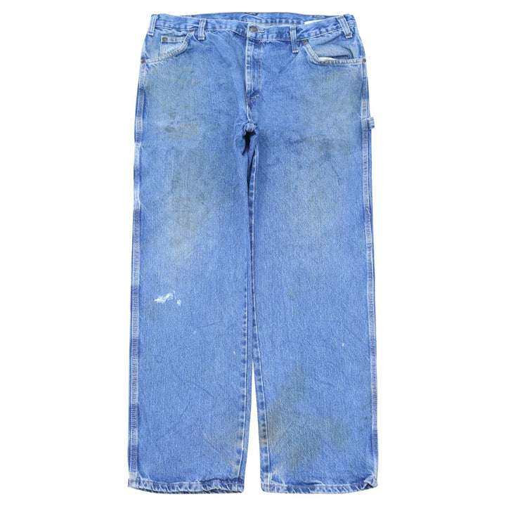 Dickies Carpenter Denim Blue Work Trousers