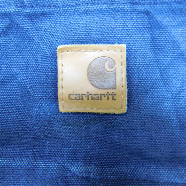 Carhartt Washed Navy Blue Work Trousers