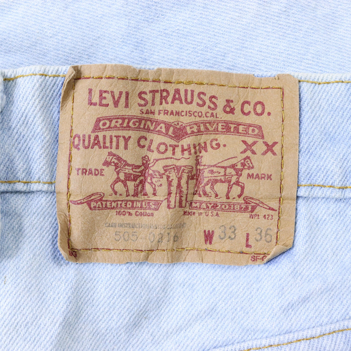 Levi's 505 Acid Blue Jeans