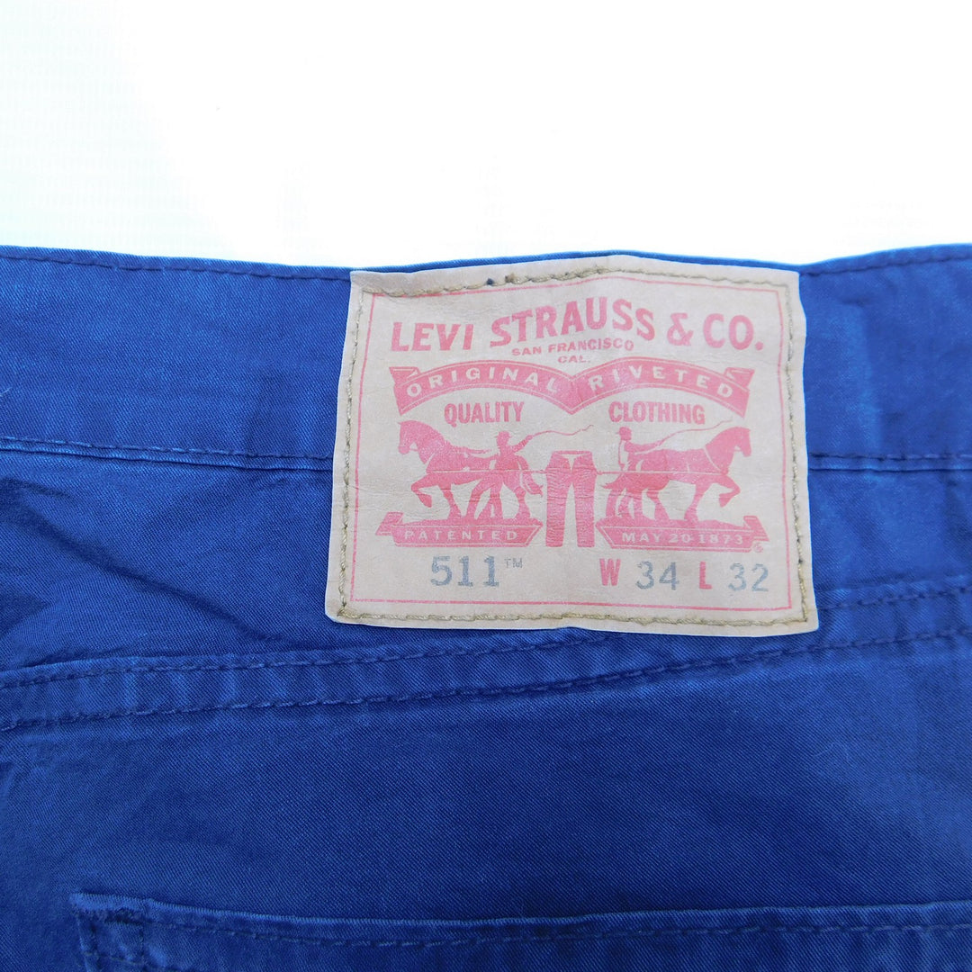 Levi's 511 Blue Chino Trousers